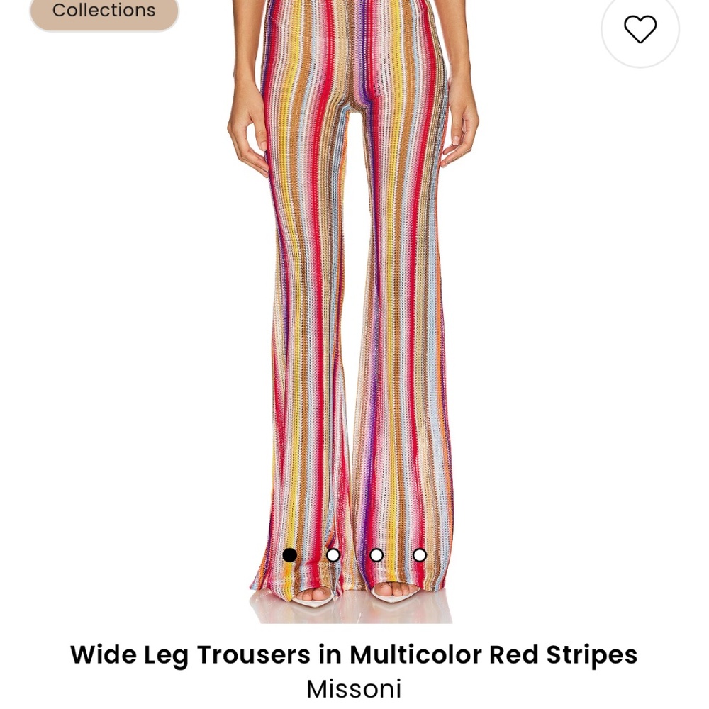 Missoni  Flare Leg Stripe Knit  Pants : brand new never worn